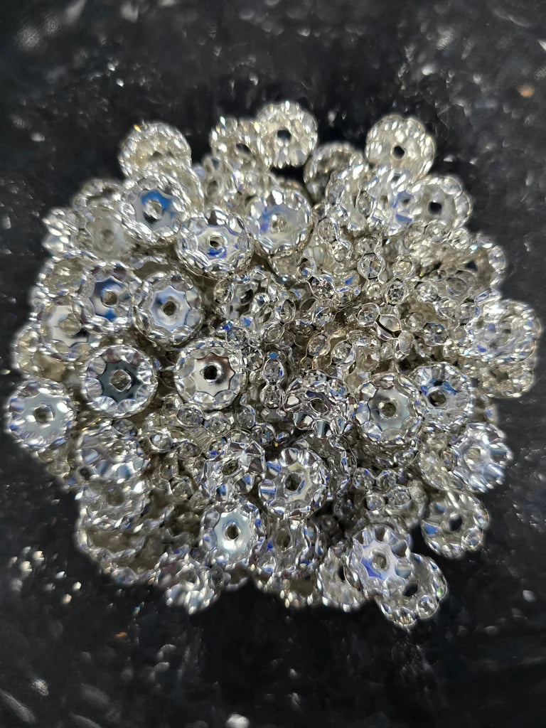 SILVER WAVY SPACERS