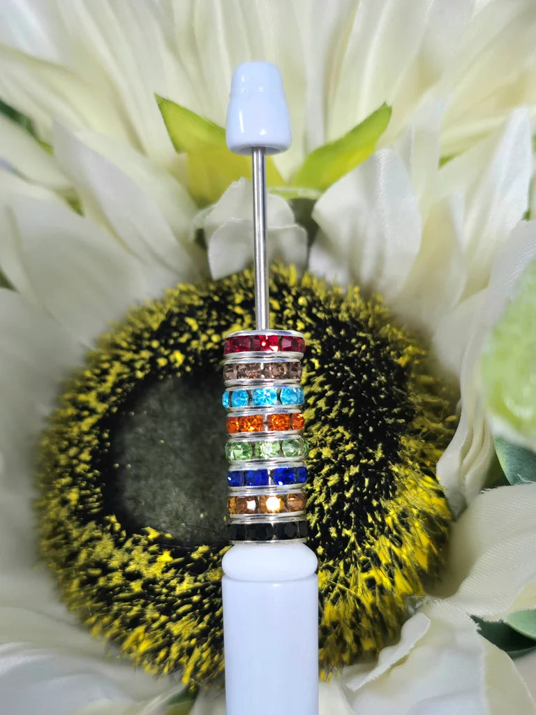 COLORED RINESTONE SPACERS-MIX