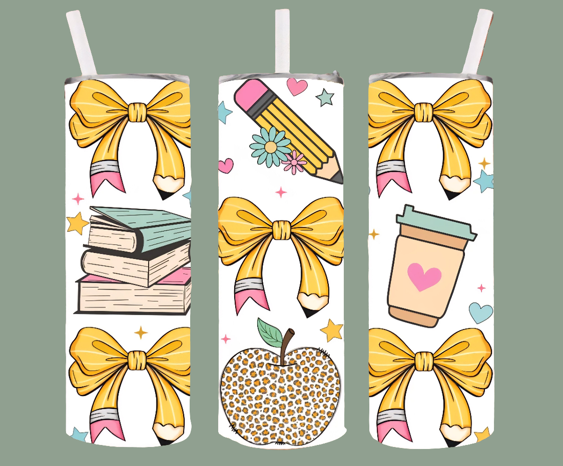 SCHOOL BOWS TUMBLER