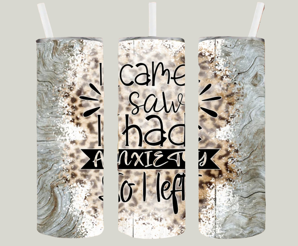 CAME, SAW, HAD ANXIETY, LEFT