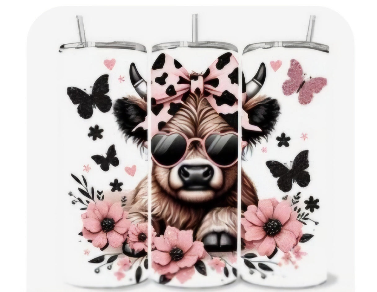 BLACK & PINK COW