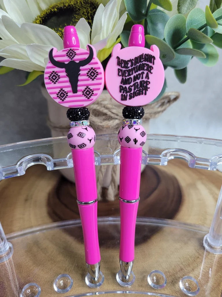 HOT PINK AZTEC BULL