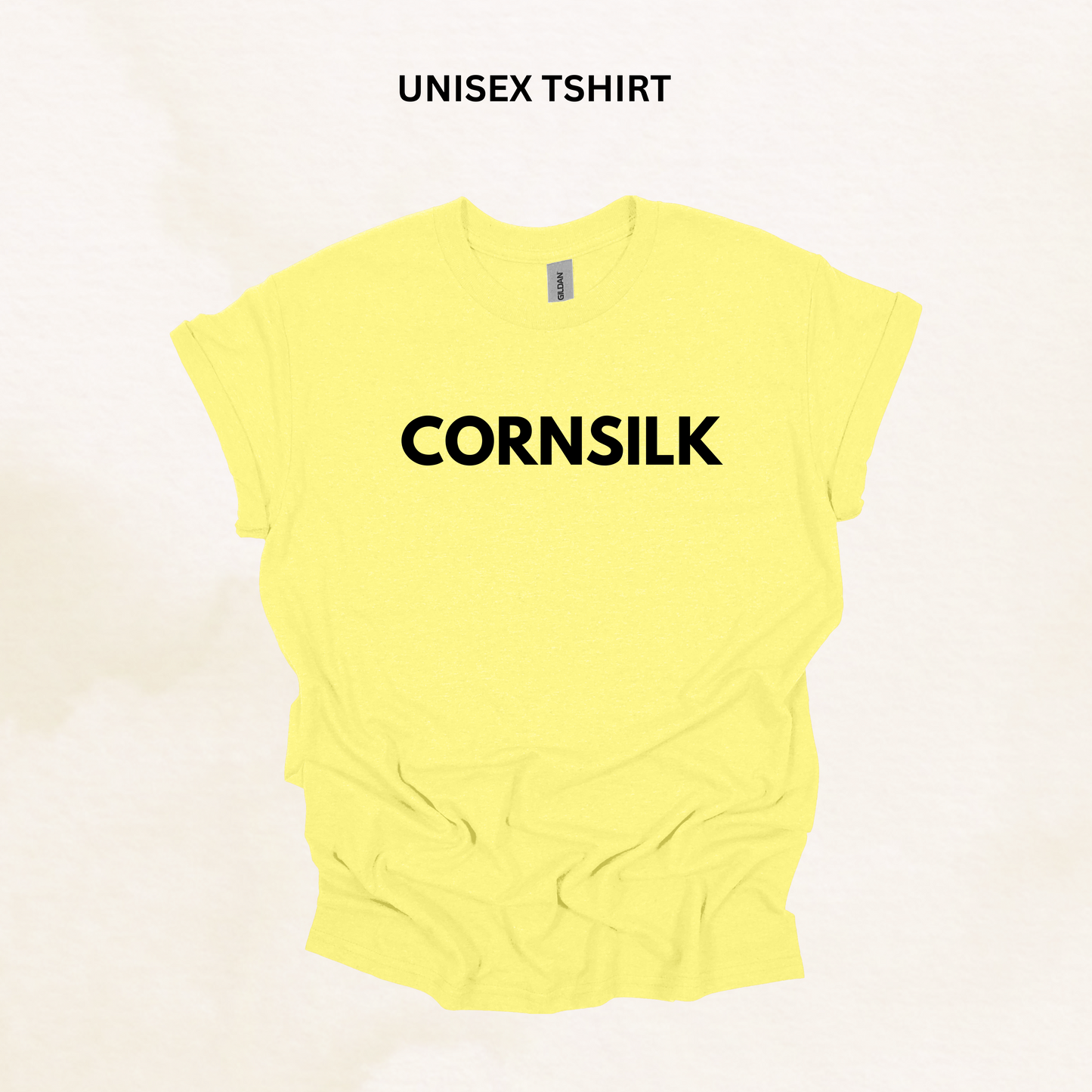 CORNSILK GILDAN TSHIRT