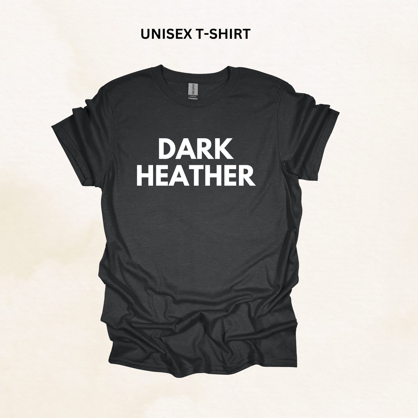 DARK HEATHER GILDAN TSHIRT