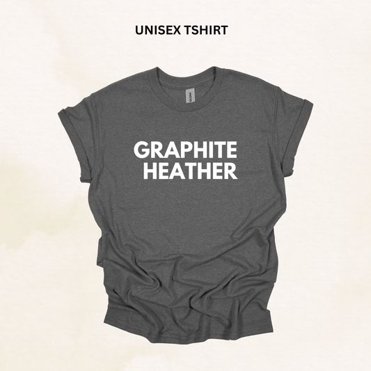 GRAPHITE HEATHER GILDAN T-SHIRT