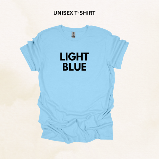 LIGHT BLUE GILDAN TSHIRT