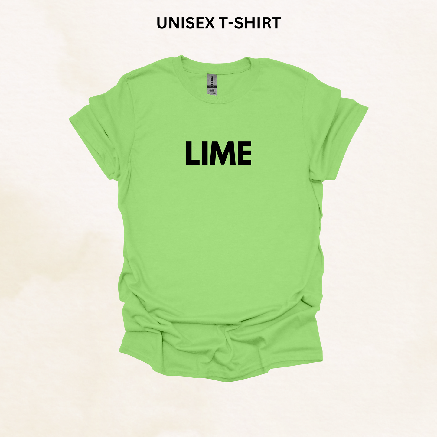 LIME GILDAN TSHIRT