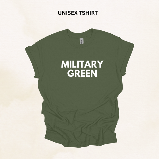 MILITARY GREEN GILDAN TSHIRT