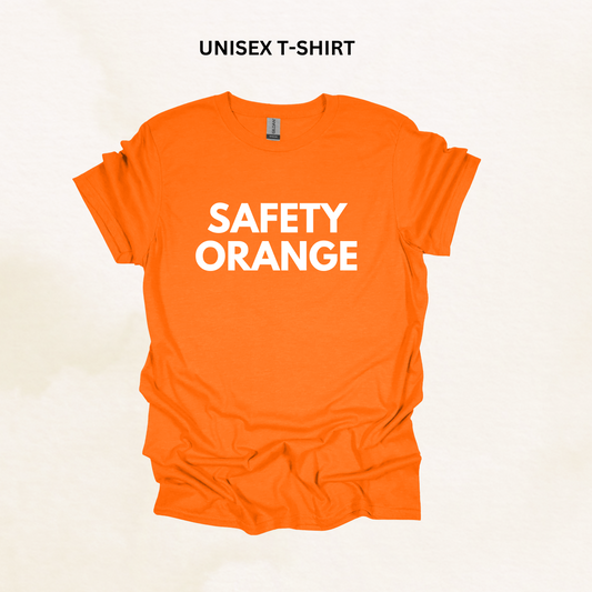 SAFETY ORANGE GILDAN TSHIRT