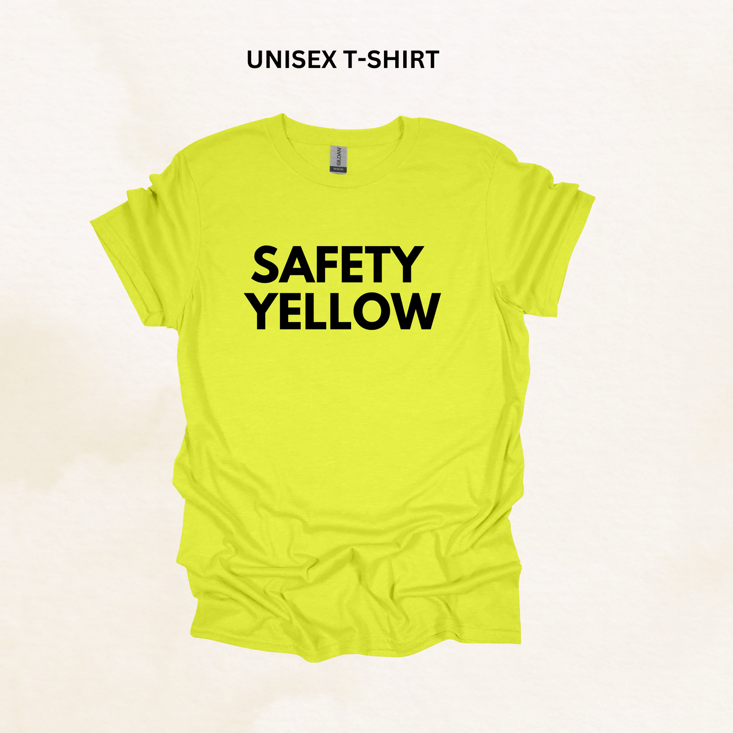 SAFETY YELLOW GILDAN TSHIRT