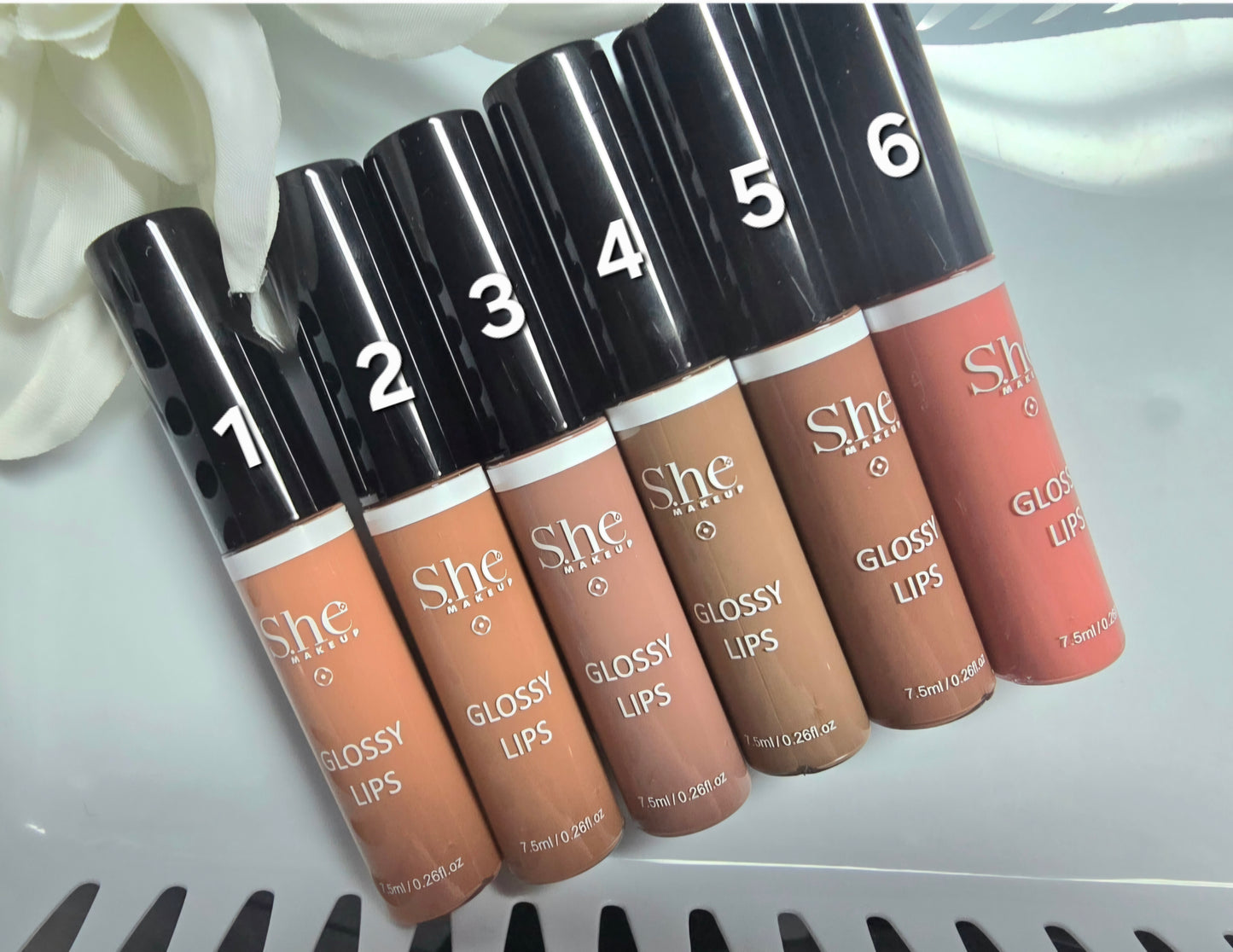 S.he Glossy Lips Nudes