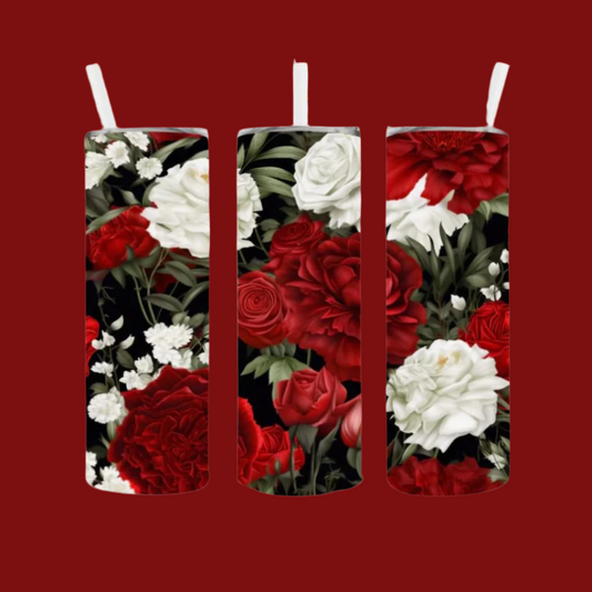 RED & WHITE ROSES