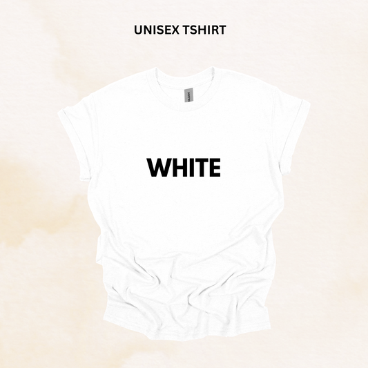 WHITE GILDAN T-SHIRT