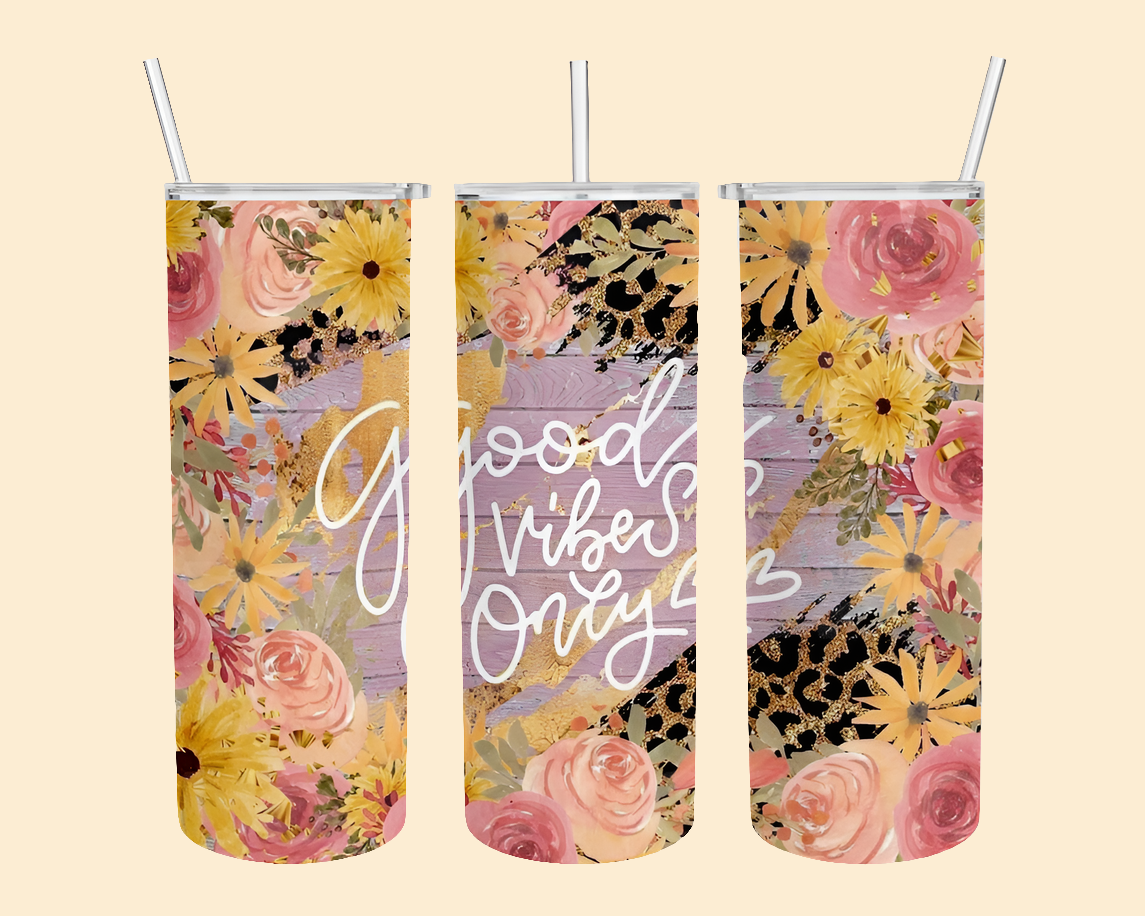 GOOD VIBES ONLY FLORAL