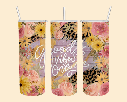 GOOD VIBES ONLY FLORAL