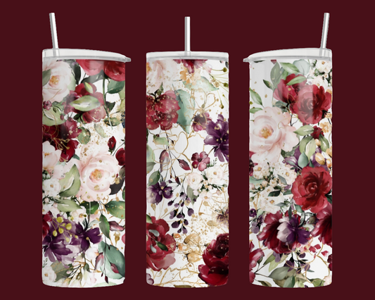 RED FLORAL