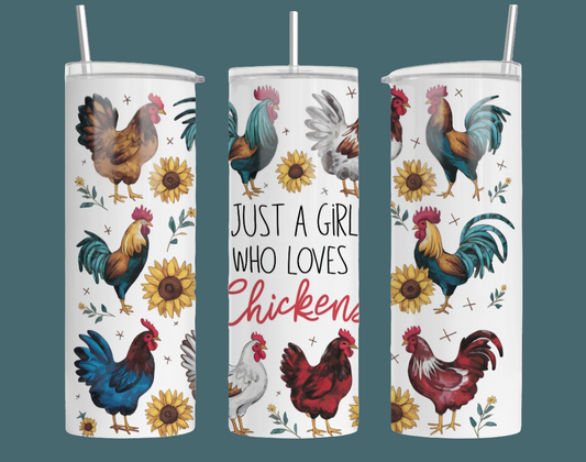 GIRL WHO LOVES CHICKENS