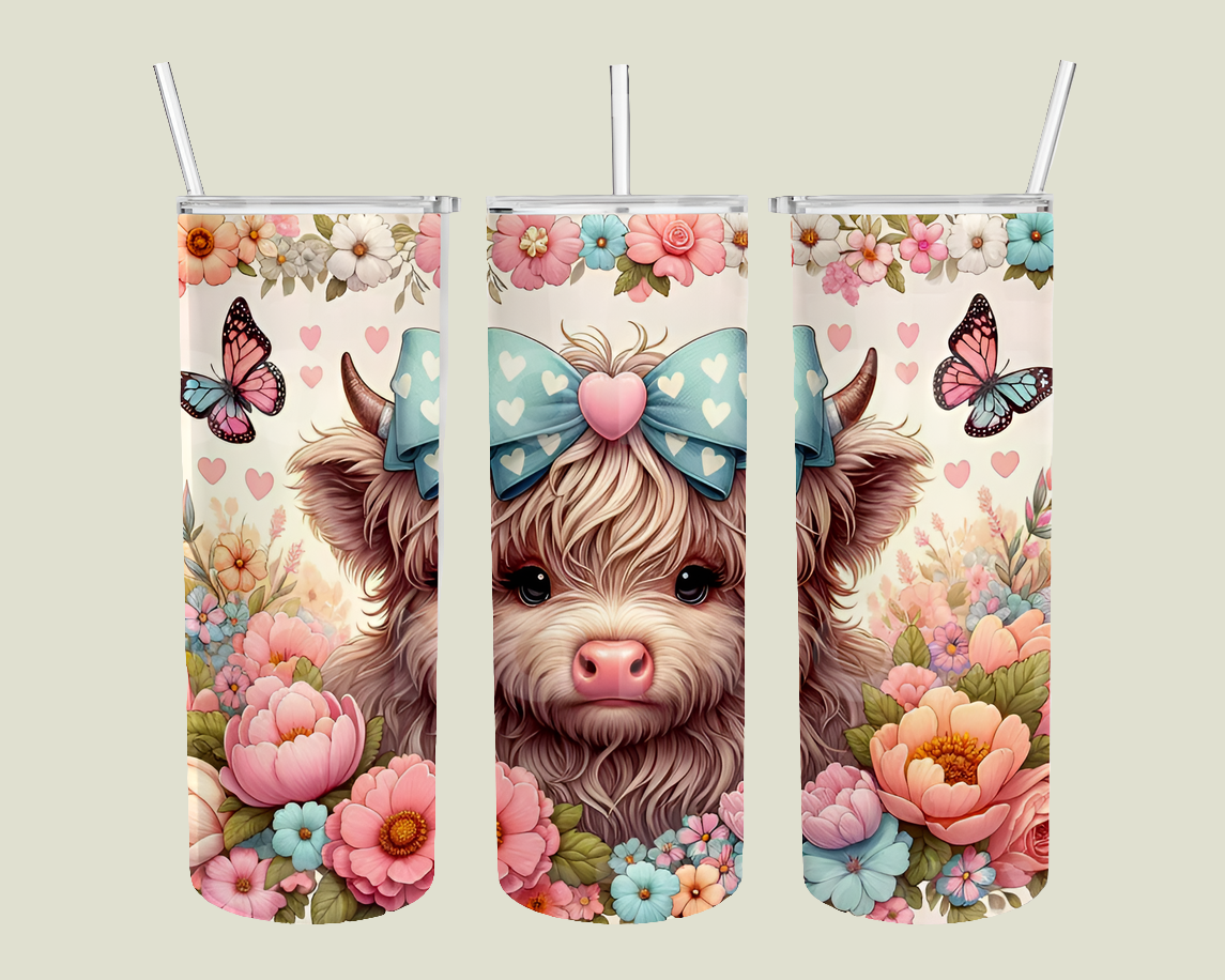 FLORAL BUTTERLY COW