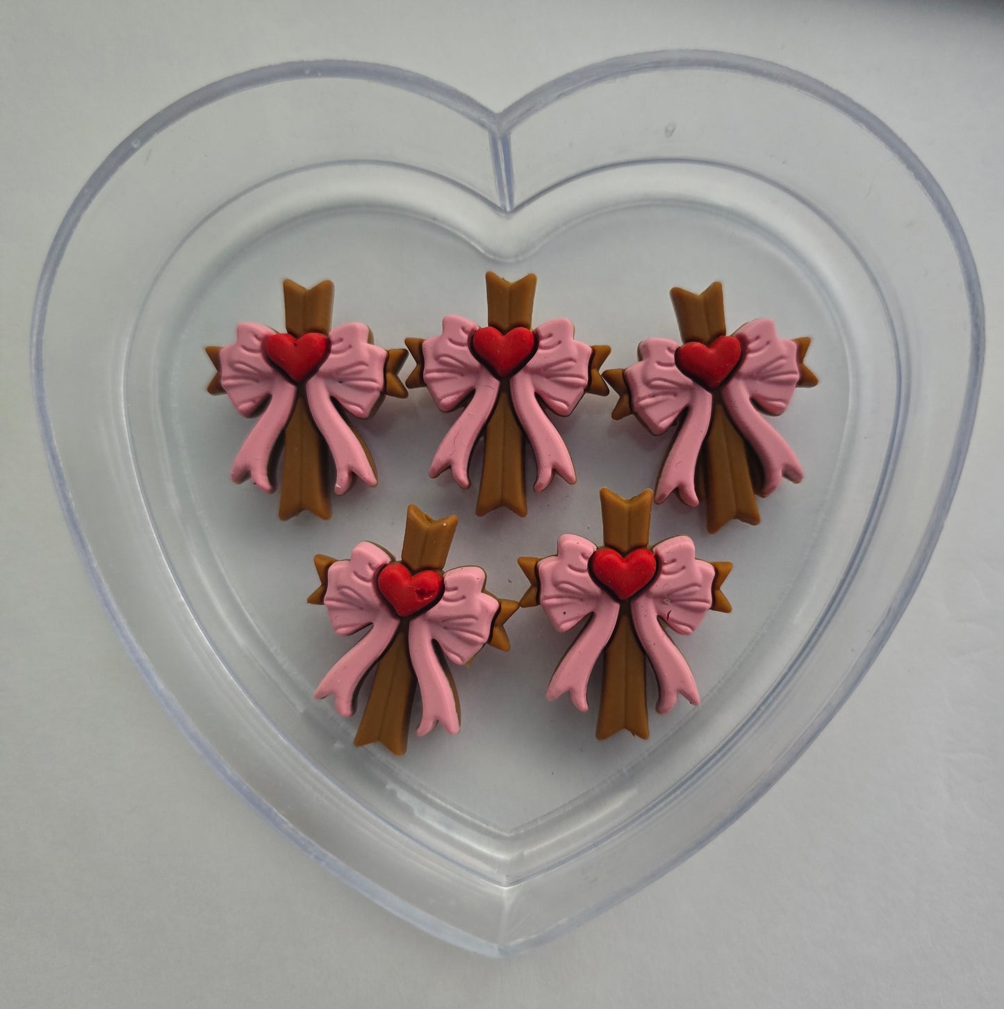 PINK BOW ON CROSS