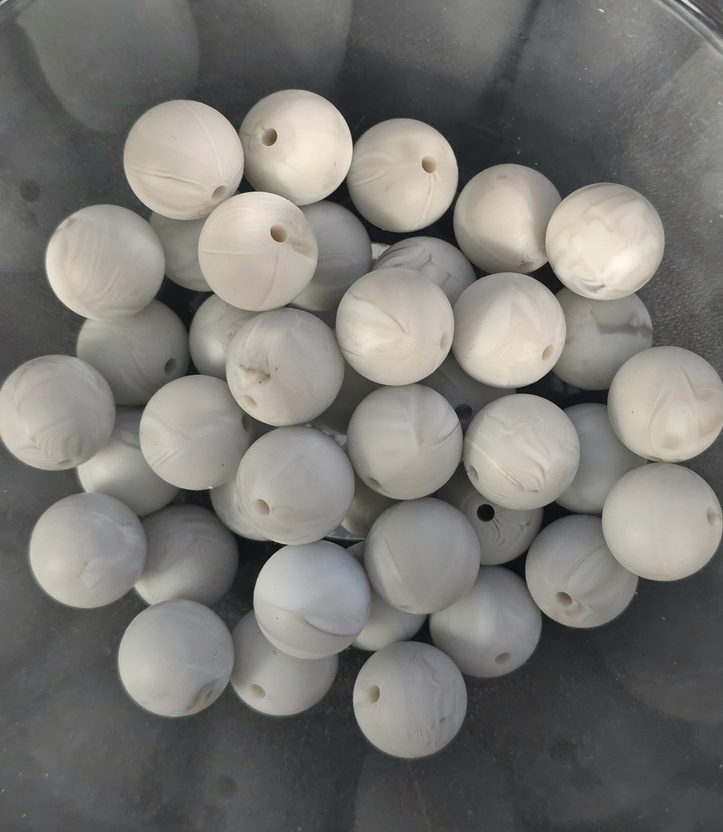 GREY SWIRL BEAD
