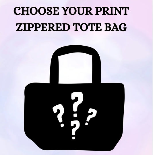 TT LIVE: ZIPPERED TOTE BAG